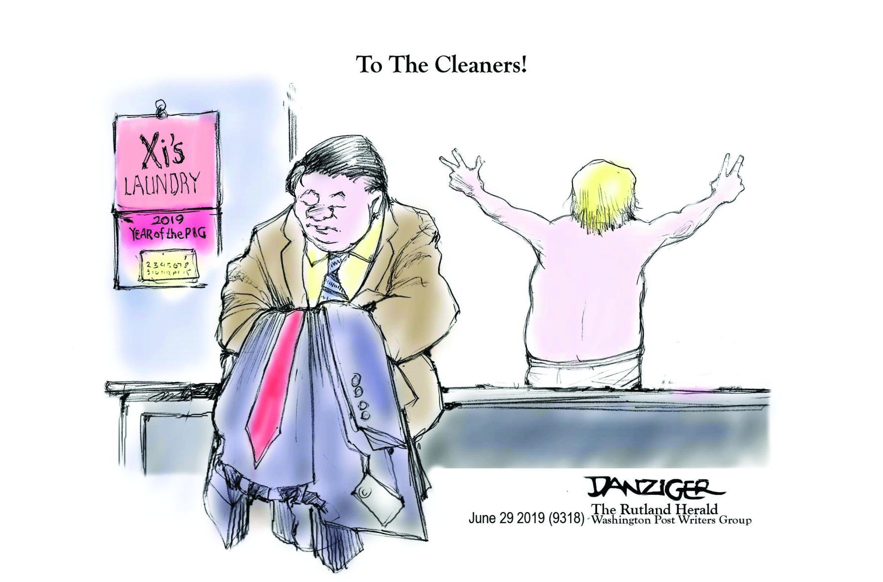 Jeff Danziger cartoon
